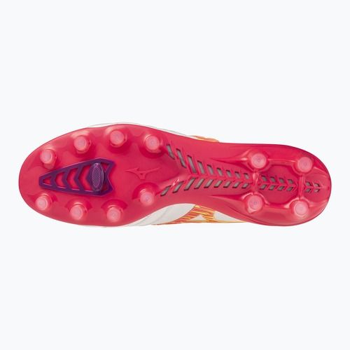 Futbolo bateliai Mizuno Morelia Neo IV Beta Japan FG white/pink tetra/fuchsia purple