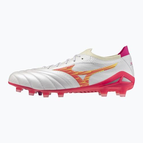 Futbolo bateliai Mizuno Morelia Neo IV Beta Japan FG white/pink tetra/fuchsia purple
