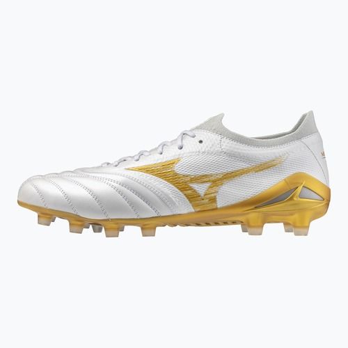 Futbolo bateliai Mizuno Morelia Neo IV Beta Japan FG white/mp gold/cool gray 3c