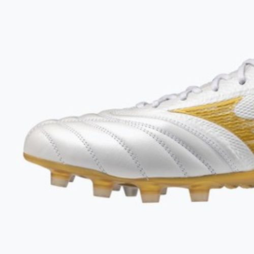 Futbolo bateliai Mizuno Morelia Neo IV Beta Japan FG white/mp gold/cool gray 3c