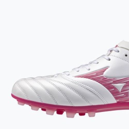 Futbolo bateliai Mizuno Morelia Neo IV Pro AG white/fuchsia purple/fuchsia purple