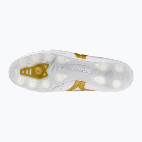 Futbolo bateliai Mizuno Morelia II Pro FG white/football gold/galaxy silver