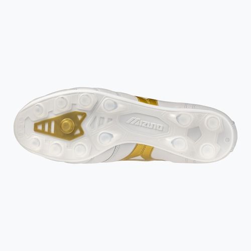 Futbolo bateliai Mizuno Morelia II Japan FG white/football gold/galaxy silver