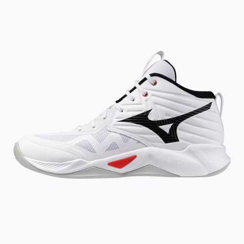 Tinklinio bateliai Mizuno Wave Momentum Pro Mid white/black/fiery red