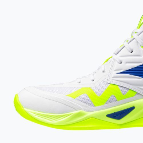 Tinklinio bateliai Mizuno Wave Momentum Pro Mid white/lightning yellow/dazzling blue