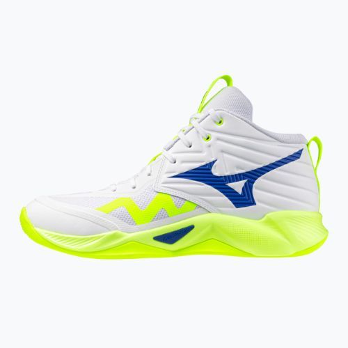 Tinklinio bateliai Mizuno Wave Momentum Pro Mid white/lightning yellow/dazzling blue