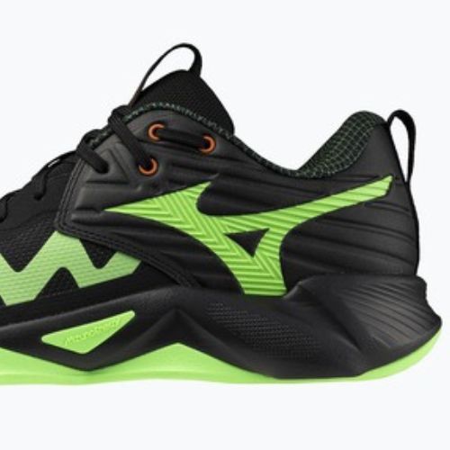 Tinklinio bateliai Mizuno Wave Momentum Pro black/glowing apple/mandarin orange