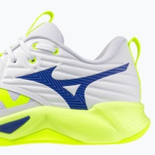Tinklinio bateliai Mizuno Wave Momentum Pro white/lightning yellow/dazzling blue