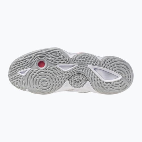 Tinklinio bateliai Mizuno Wave Momentum Elite Mid white/black/fiery red