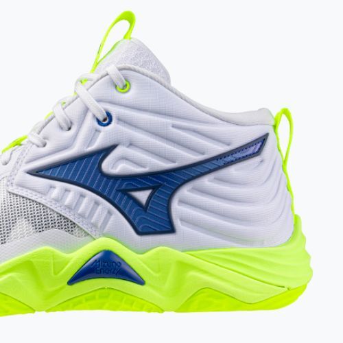 Tinklinio bateliai Mizuno Wave Momentum Elite Mid white/lightning yellow/dazzling blue