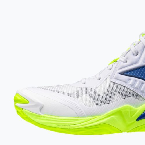 Tinklinio bateliai Mizuno Wave Momentum Elite Mid white/lightning yellow/dazzling blue