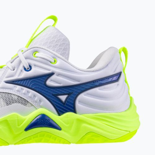 Tinklinio bateliai Mizuno Wave Momentum Elite white/lightning yellow/dazzling blue