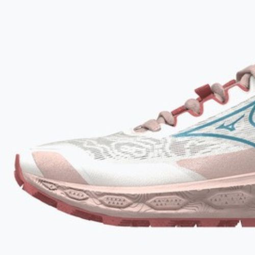 Moteriški bėgimo batai Mizuno Wave Mujin 11 snow white/larkspur/faded rode