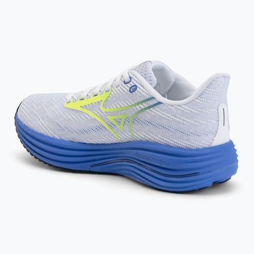 Moteriški bėgimo bateliai Mizuno Wave Rider 29 white/lightning yellow/ultramarine