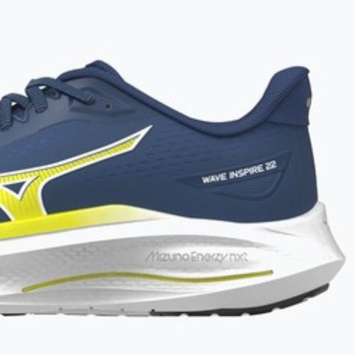Vyriški bėgimo batai Mizuno Wave Inspire 22 estate blue/lightning yellow