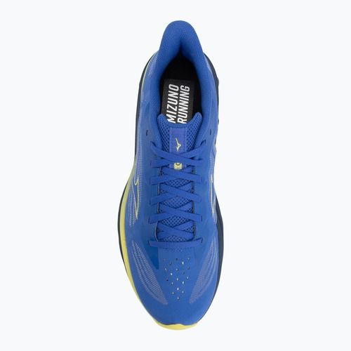 Vyriški bėgimo batai Mizuno Wave Skyrise 7 dazzling blue/fortune yellow/estate blue