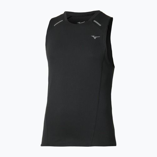 Vyriški bėgimo marškinėliai Mizuno Active DryAeroFlow Tank Top black