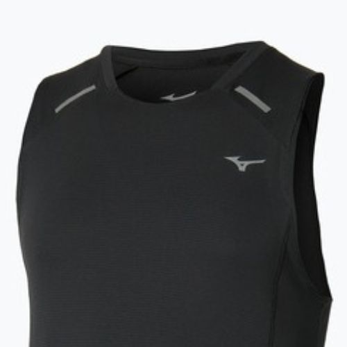 Vyriški bėgimo marškinėliai Mizuno Active DryAeroFlow Tank Top black