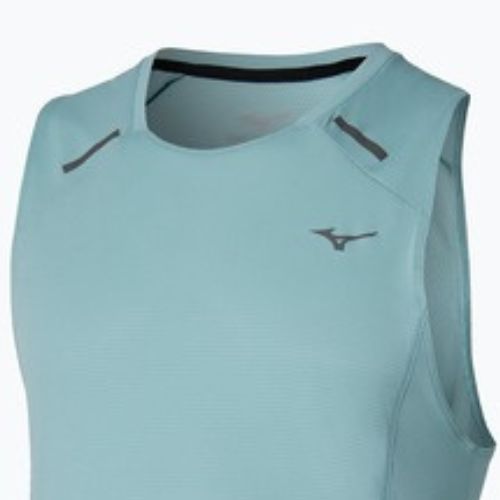 Vyriški bėgimo marškinėliai Mizuno Active DryAeroFlow Tank Top aquifer