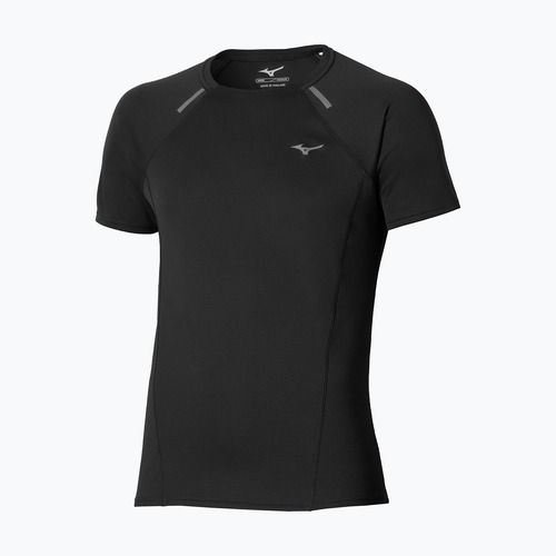 Vyriški bėgimo marškinėliai Mizuno Active DryAeroFlow Tee black