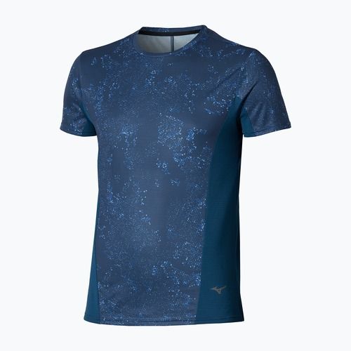 Vyriški bėgimo marškinėliai Mizuno Active DryAeroFlow Graphic estate blue
