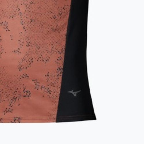 Vyriški bėgimo marškinėliai  Mizuno Active DryAeroFlow Graphic copper brown
