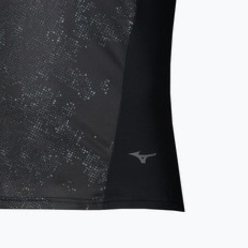 Vyriški bėgimo marškinėliai Mizuno Active DryAeroFlow Graphic black/gray