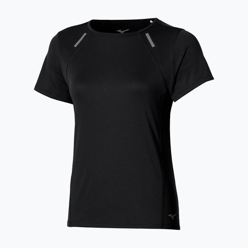 Moteriški bėgimo marškinėliai Mizuno Active DryAeroFlow Tee black