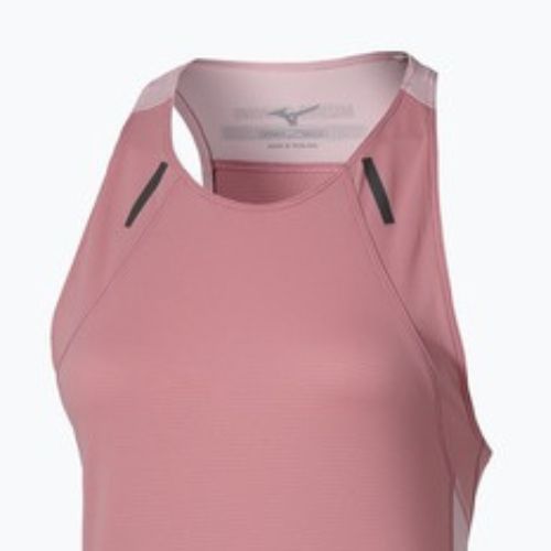 Moteriški bėgimo marškinėliai Mizuno Active DryAeroFlow Tank Top rose elegance