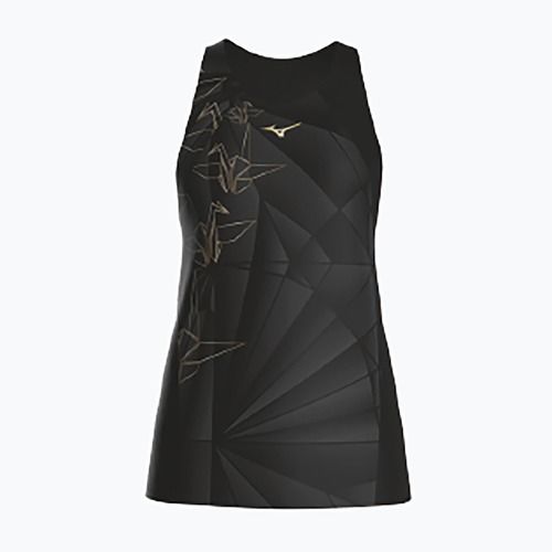 Moteriški bėgimo marškinėliai Mizuno Active DryAeroFlow Graphic Tank Top tan