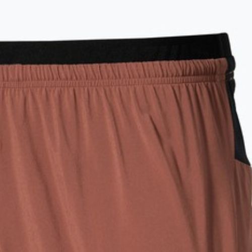 Vyriški bėgimo šortai Mizuno Active Alpha 2in1 5.5 copper brown