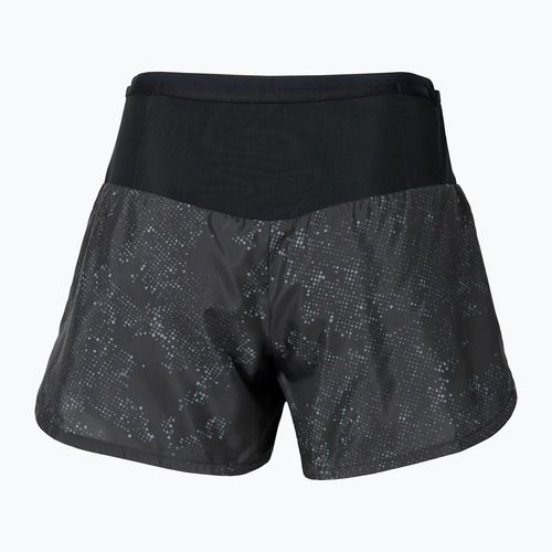 Moteriški bėgimo šortai Mizuno Active Graphic Multi Pocket black