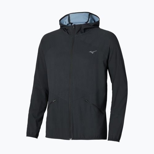 Vyriška bėgimo striukė Mizuno Active Alpha Hooded black