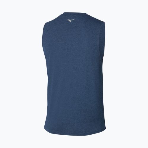 Vyriški bėgimo marškinėliai Mizuno Impulse Core Sleeveless estate blue