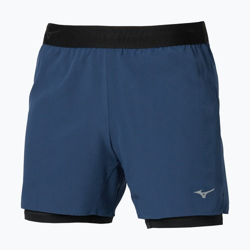 Vyriški bėgimo šortai Mizuno Core 5.5 Inches 2in1 estate blue