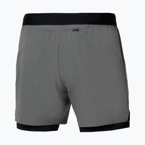 Vyriški bėgimo šortai Mizuno Core 5.5 Inches 2in1 lava smoke
