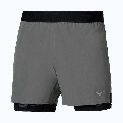Vyriški bėgimo šortai Mizuno Core 5.5 Inches 2in1 lava smoke
