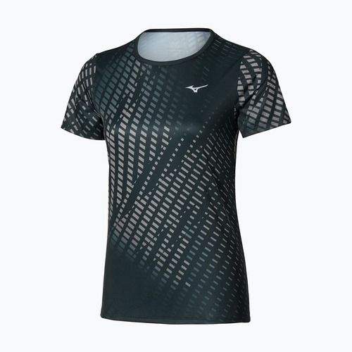 Moteriški bėgimo marškinėliai Mizuno Core Graphic Tee black/gray