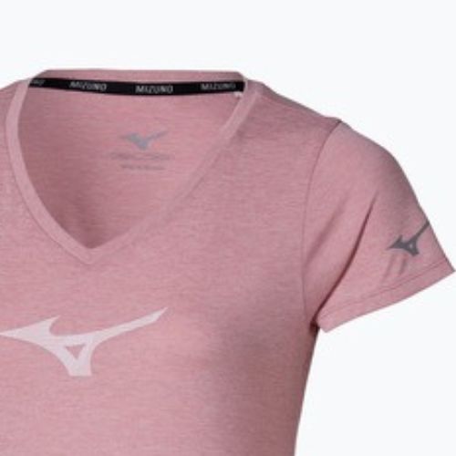 Moteriški bėgimo marškinėliai Mizuno Core Runbird Tee rose elegance