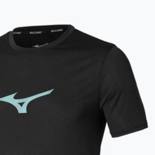 Vyriški bėgimo marškinėliai Mizuno Core Runbird Tee black