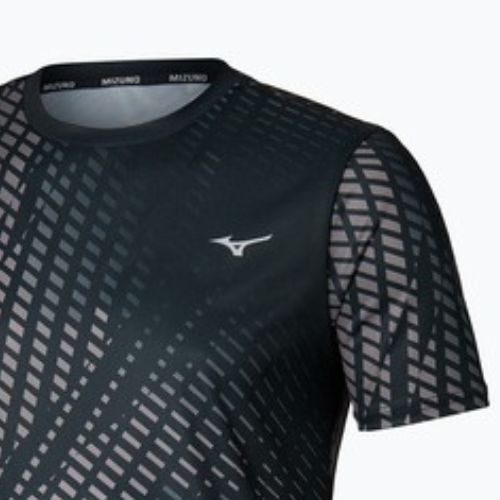 Vyriški bėgimo marškinėliai Mizuno Core Graphic Tee black/gray