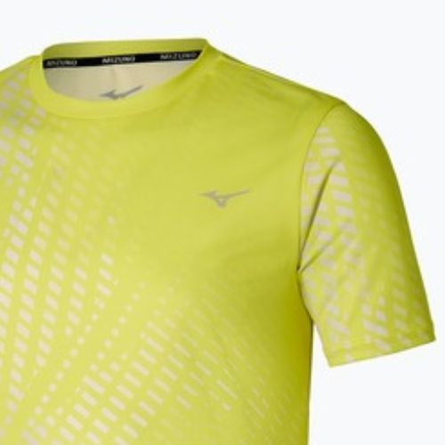 Vyriški bėgimo marškinėliai Mizuno Core Graphic Tee lightning yellow