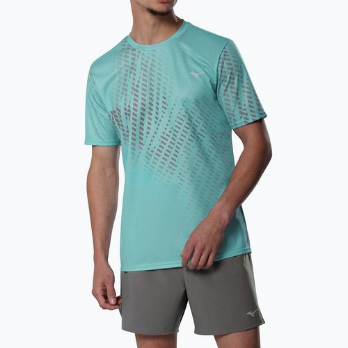 Vyriški bėgimo marškinėliai Mizuno Core Graphic Tee aquifer