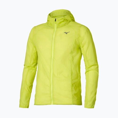 Vyriška bėgimo striukė Mizuno Tech Light Hooded lightning yellow