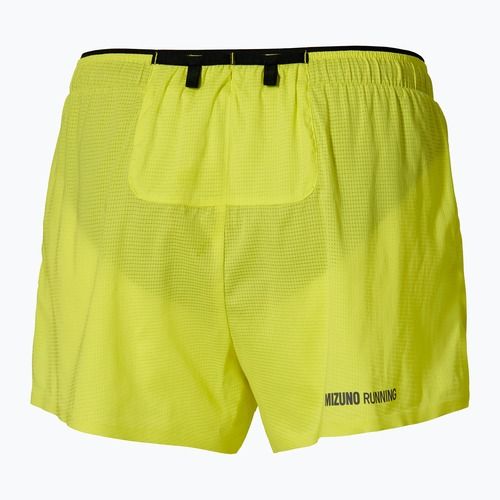 Vyriški bėgimo šortai Mizuno Tech Light Split 1.5 lightning yellow