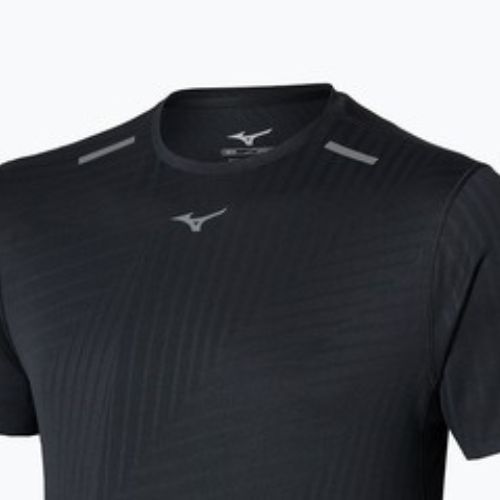 Vyriški bėgimo marškinėliai Mizuno Tech Light Tee black