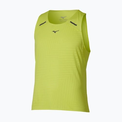 Vyriški bėgimo marškinėliai Mizuno Tech Light Tank lightning yellow