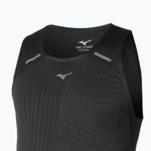Vyriški bėgimo marškinėliai Mizuno Tech Light Tank black