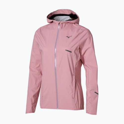 Moteriška bėgimo striukė Mizuno Trail Waterproof 20K Hooded rose elegance