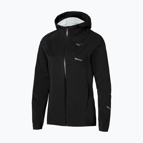 Moteriška bėgimo striukė Mizuno Trail Waterproof 20K Hooded black